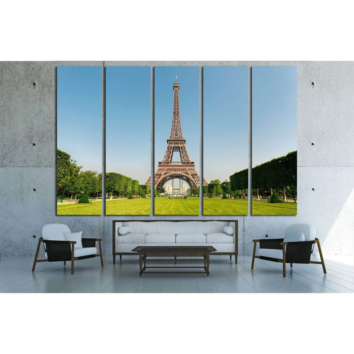 Eiffel Tower Canvas Wall Art – Paris, France Decor Print #2309 - Image 3