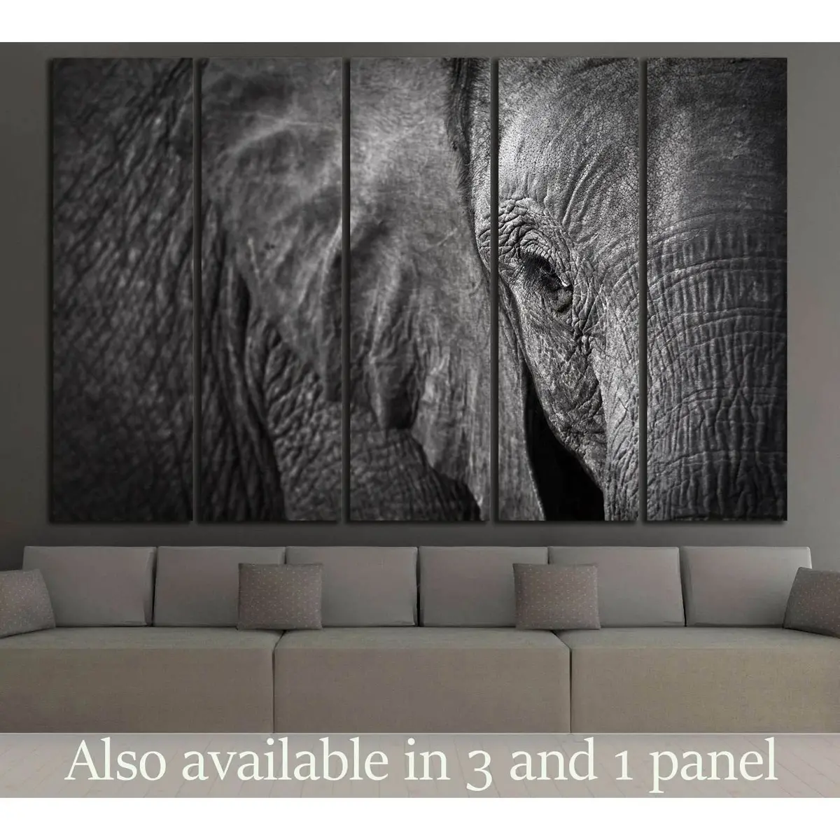 Elephant No. 192 Premium Canvas Wall Art Print