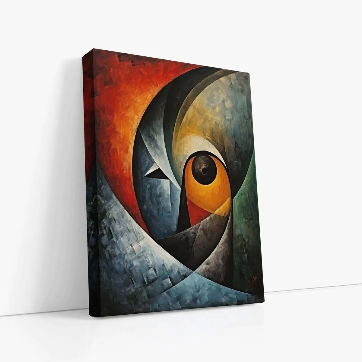 "Emotive Spectrum Echo" - Ready To Hang Canvas Print 1
