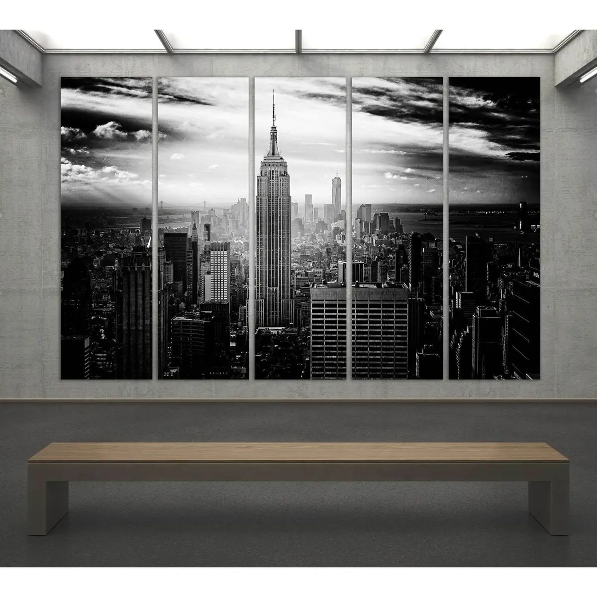 Empire State Building Canvas Wall Art – Pre-Strung & Ready to Hang