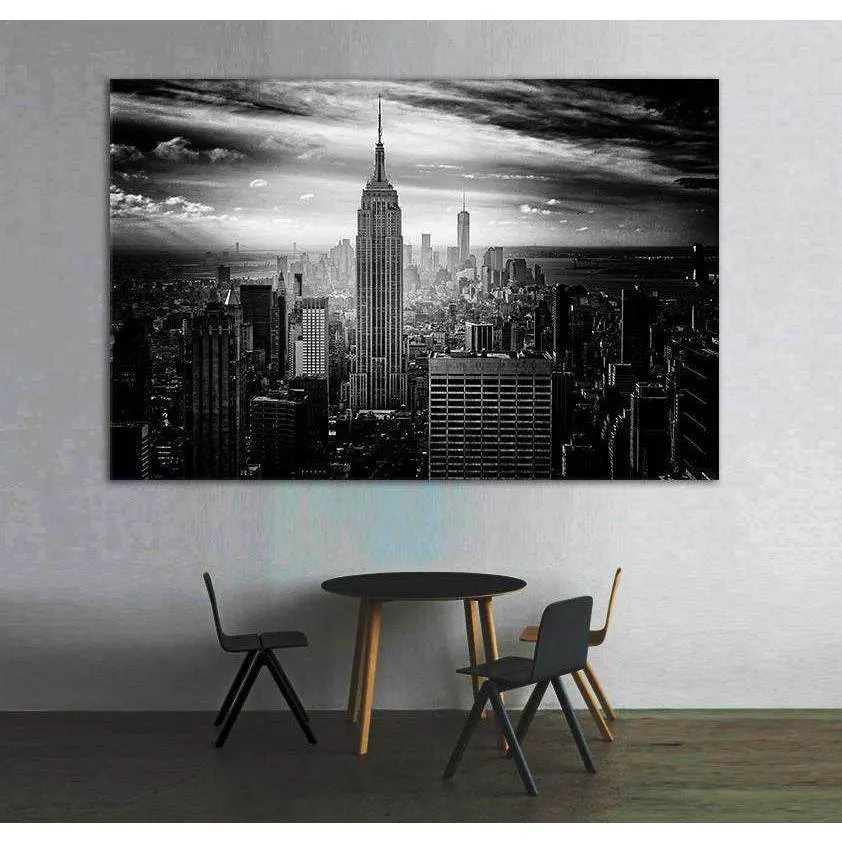 Empire State Building №1088 Ready To Hang Canvas Print 2