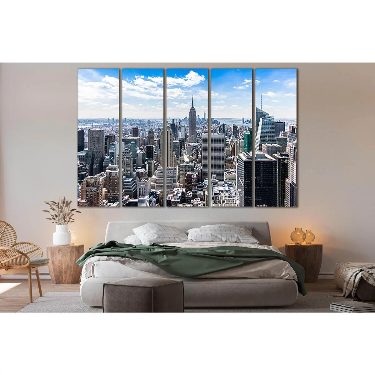 Empire State Building NYC Canvas Wall Art – Pre-Hung Print SL323 - Image 3