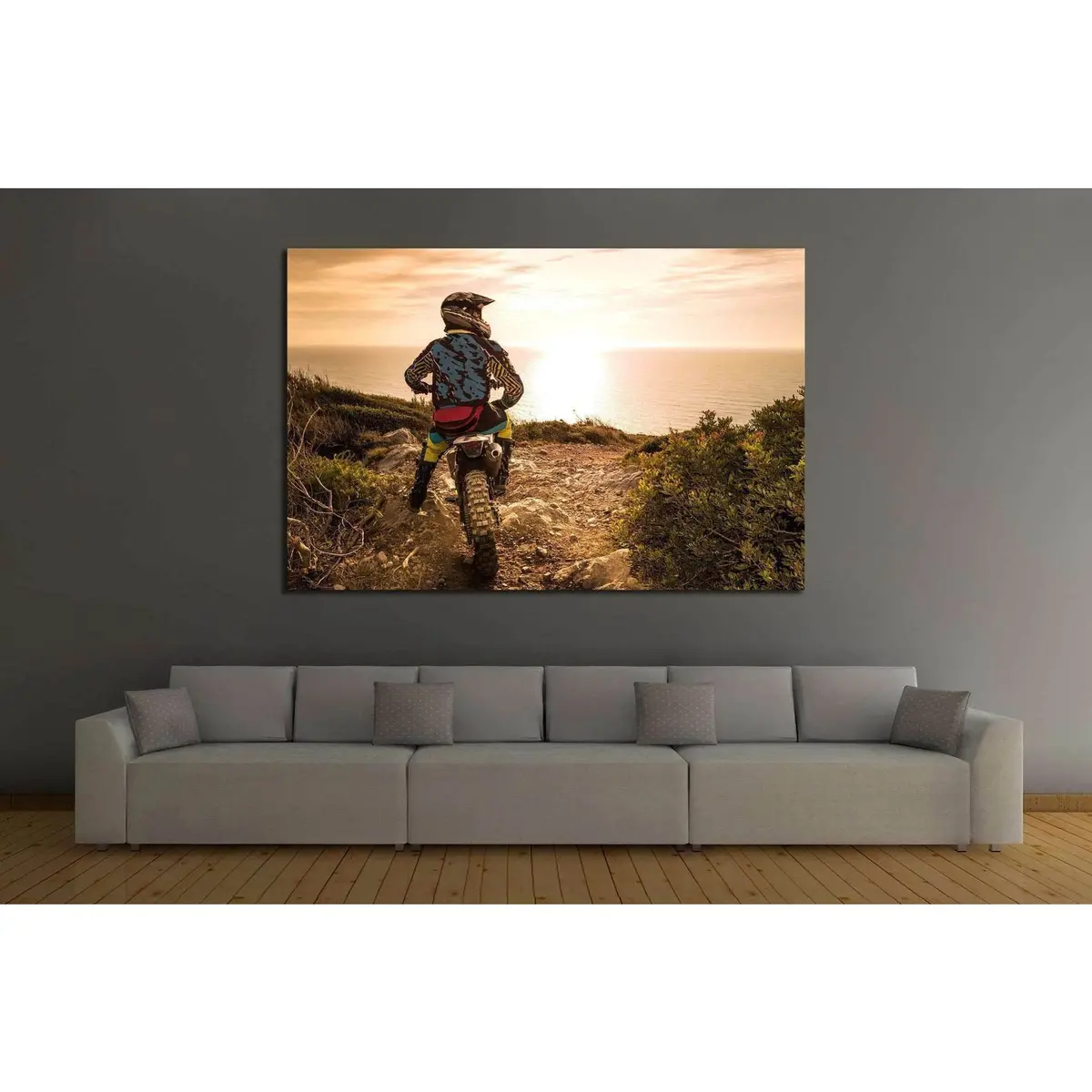 Enduro №167 Ready To Hang Canvas Print 3