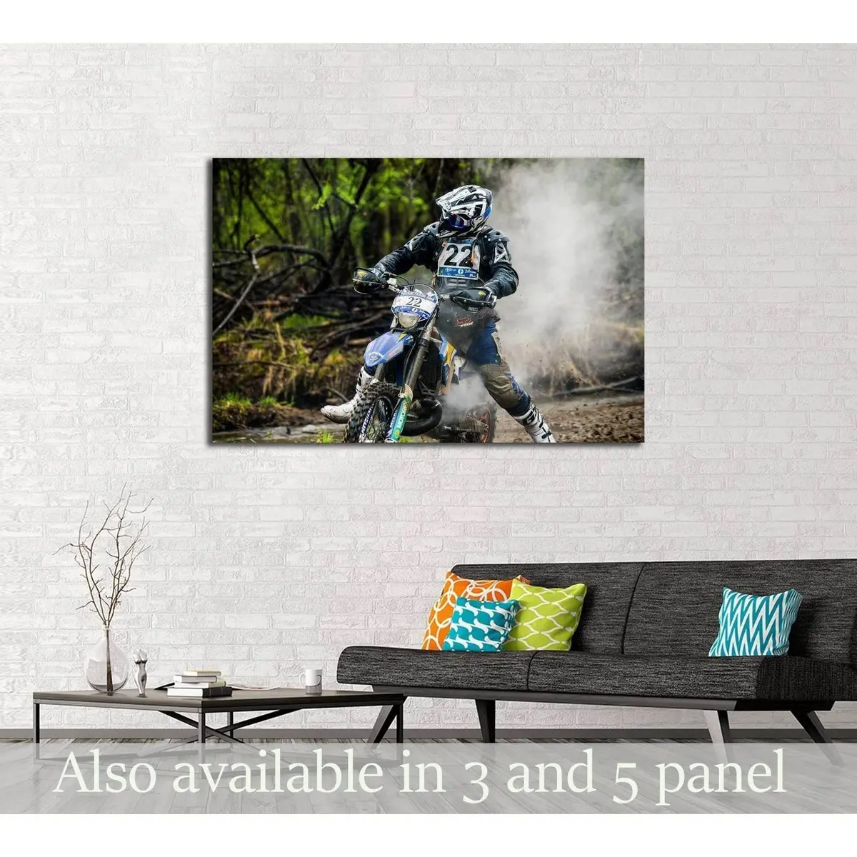 Enduro Canvas Art, Atv Wall Art №2488 Ready To Hang Canvas Print 1