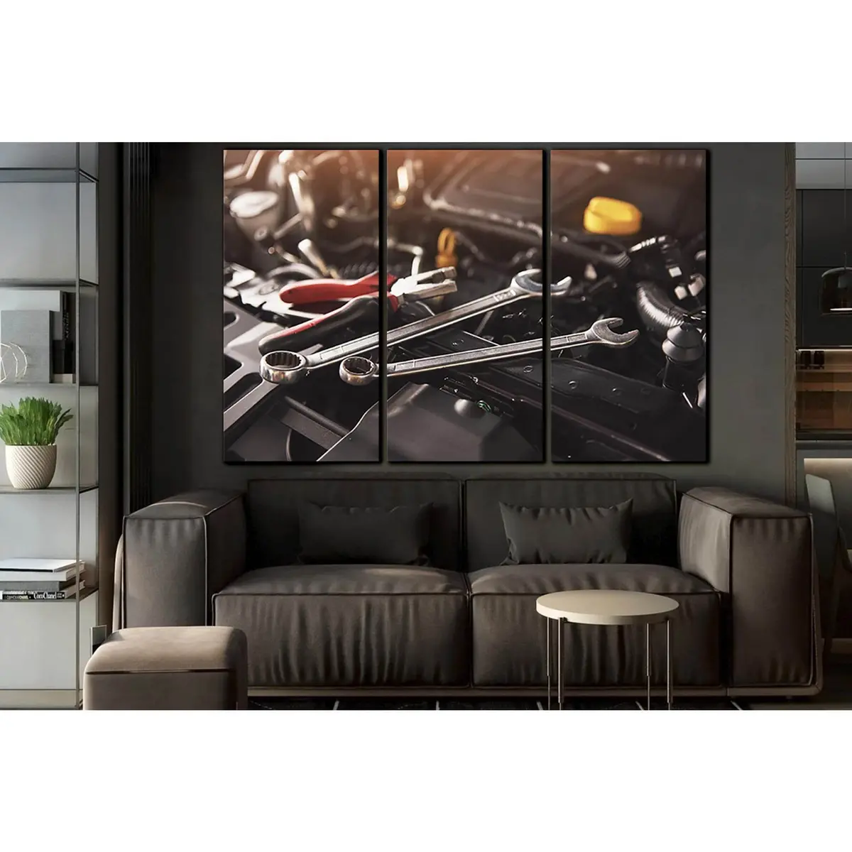 Engine In Service Garage №Sl1450 Ready To Hang Canvas Print 5