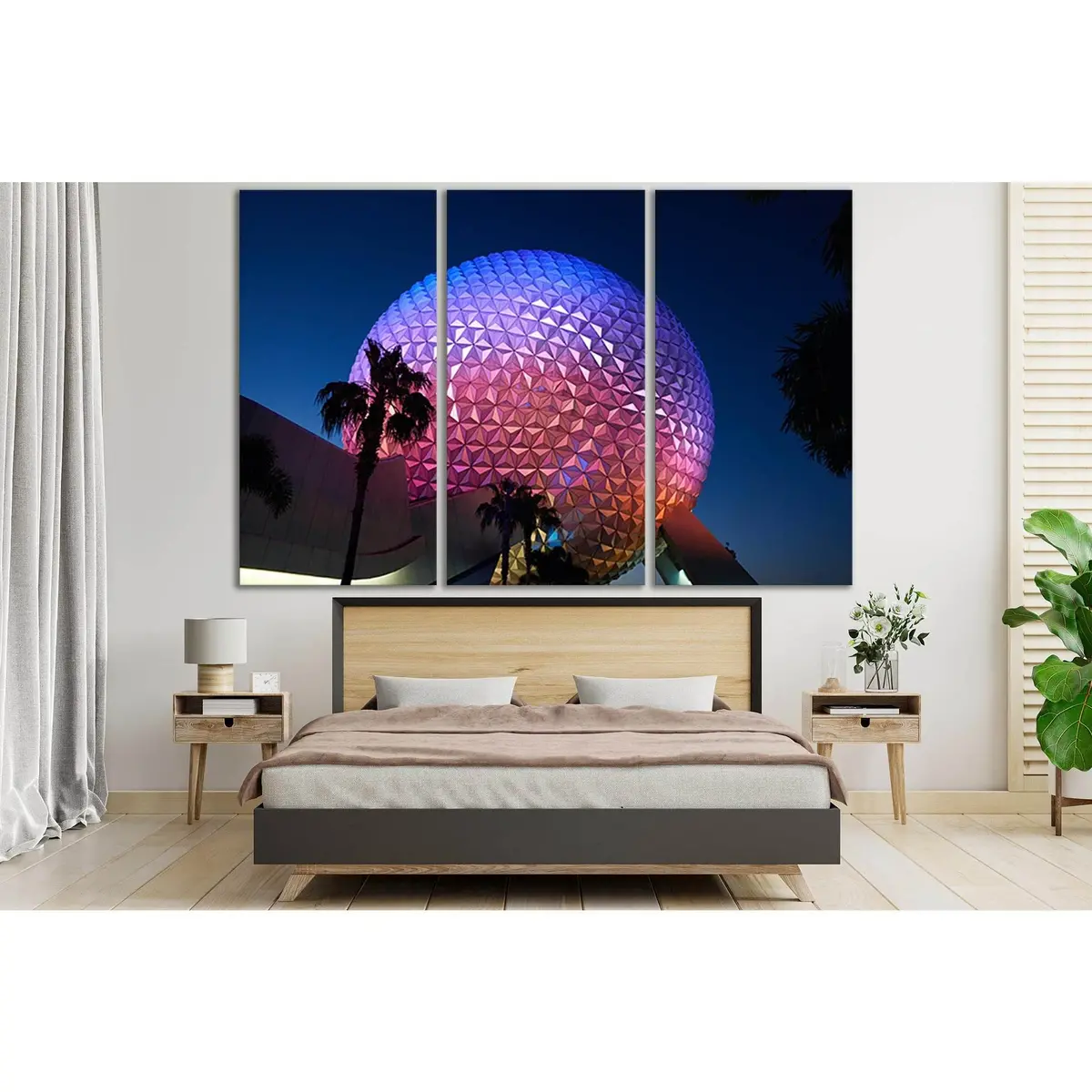 Epcots Spaceship Earth At Night №Sl1401 Ready To Hang Canvas Print 5