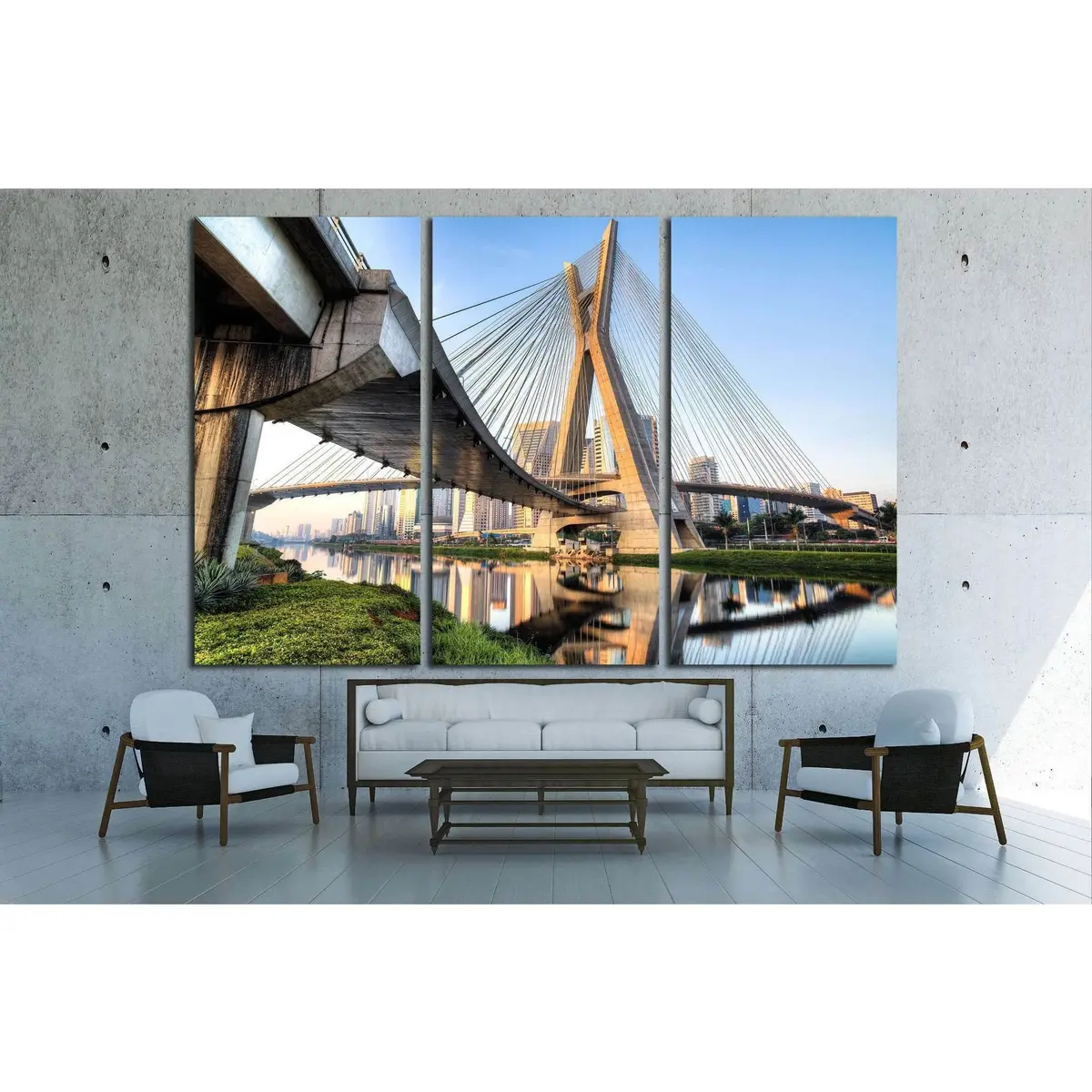 Estaiada Bridge, Sao Paulo, Brazil, South America №1513 Ready To Hang Canvas Print 5
