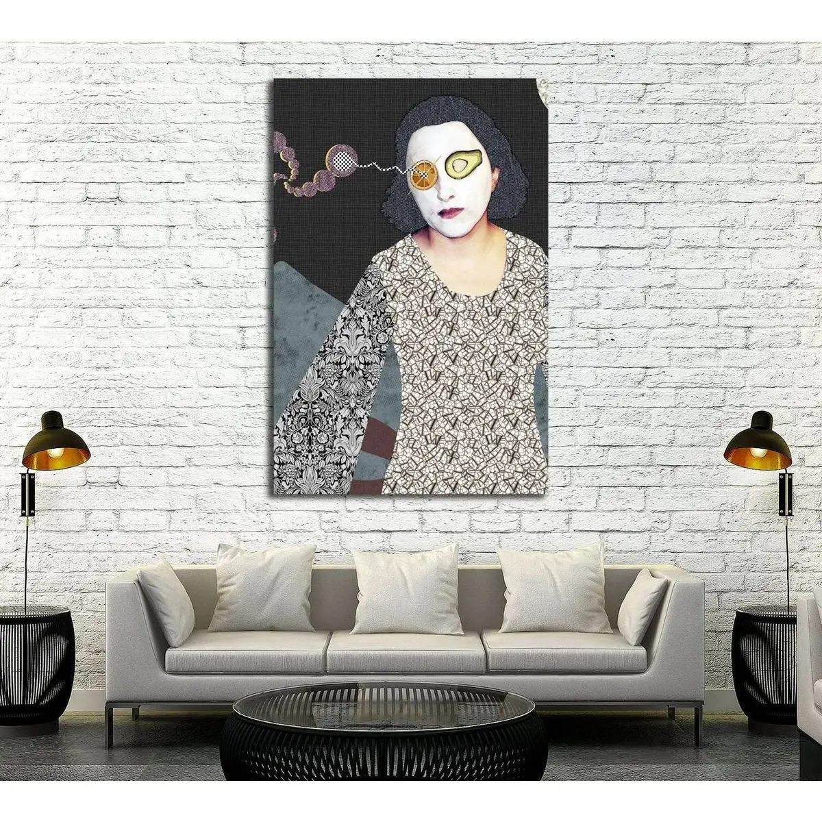 Eugenia Self Portrait (Eugenia Loli) №3394 Ready To Hang Canvas Print 1