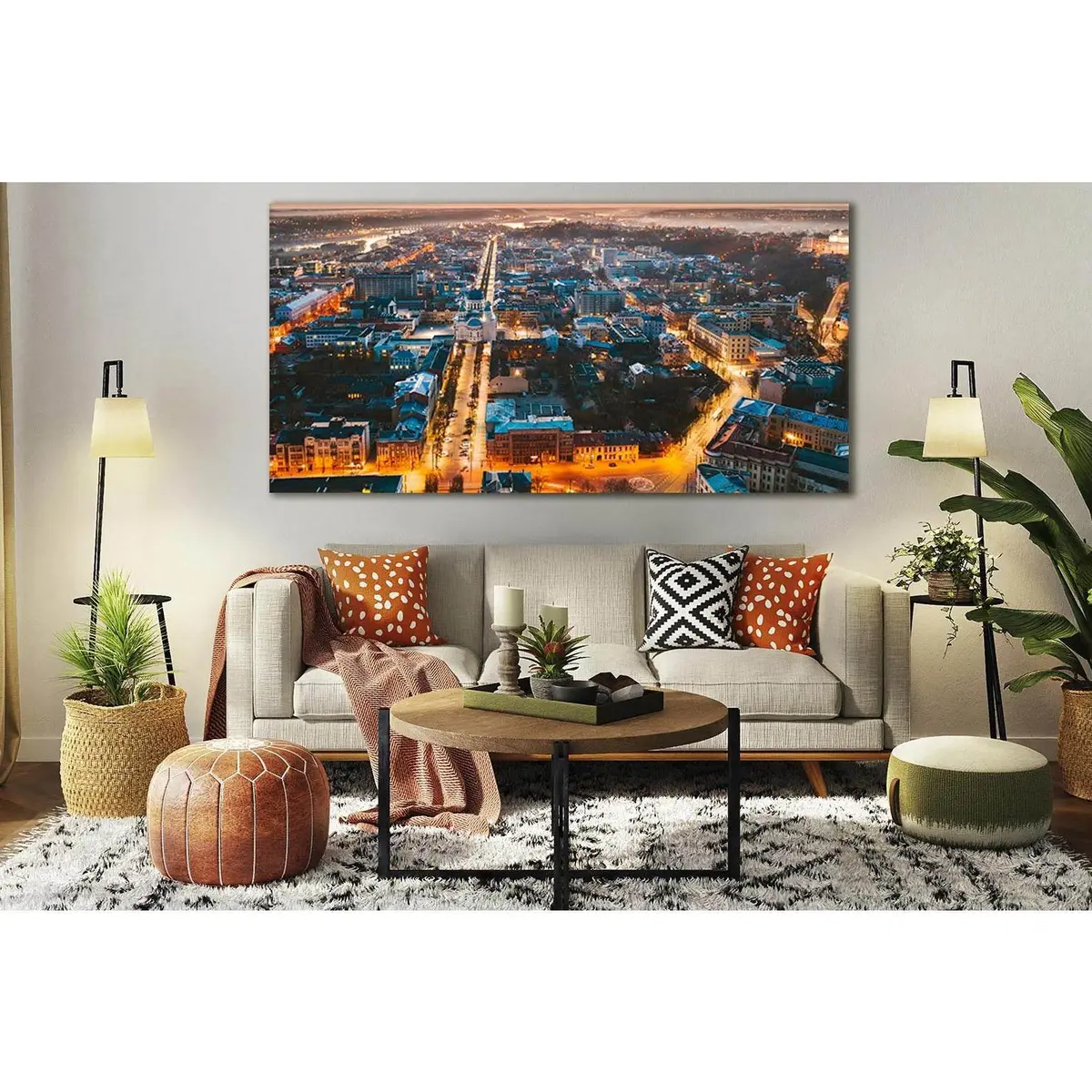 Evening Lithuania Kaunas №Sl355 Ready To Hang Canvas Print 2