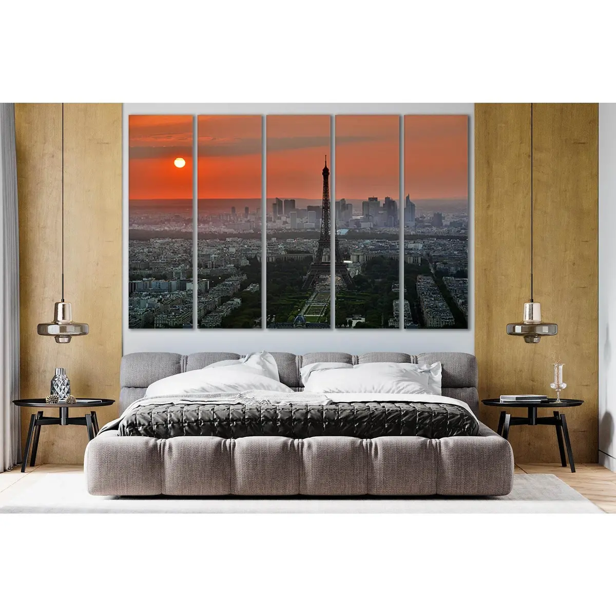 Paris Evening Sunset Canvas Art №SL223 – Premium Ready-to-Hang Wall Decor - Image 3