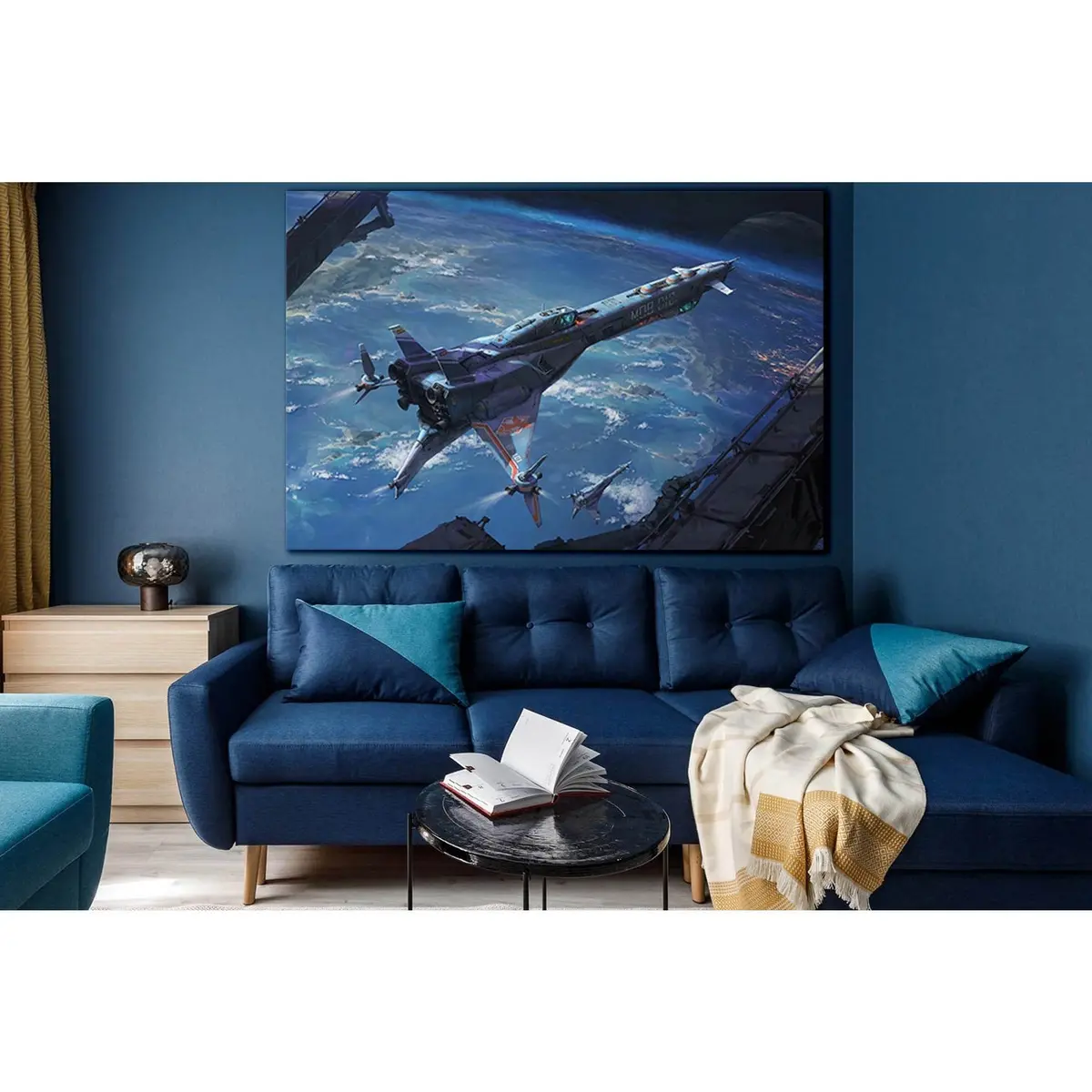 Expedition Spaceship №Sl1293 Ready To Hang Canvas Print 1