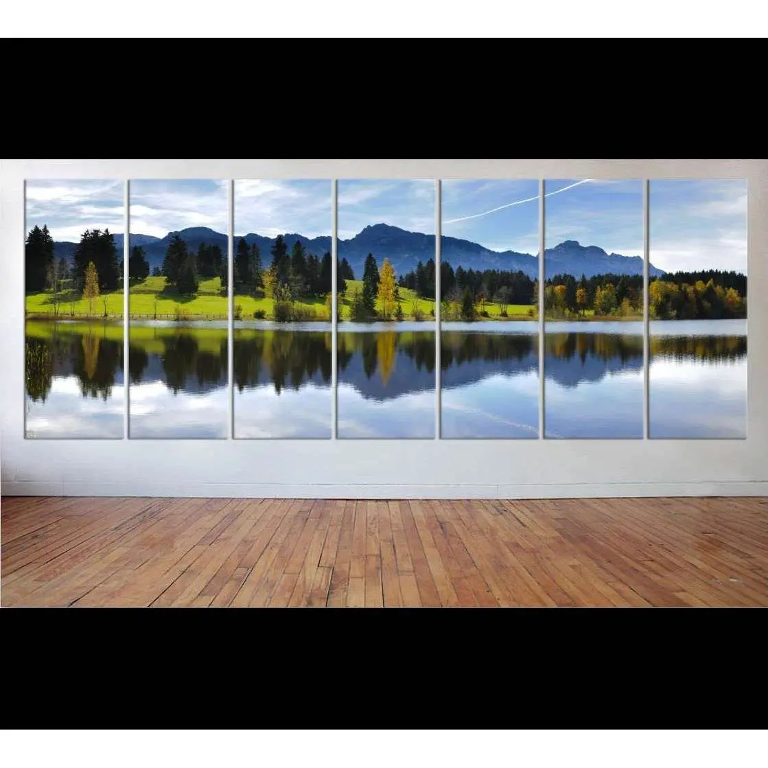 Extra Large Landscape In Bavaria, Germany №40 Ready To Hang Canvas Print 1