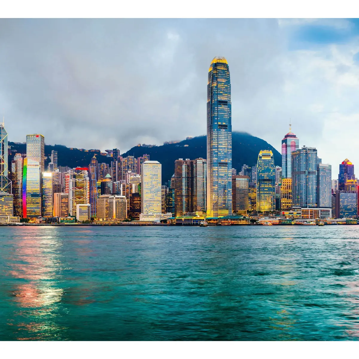 Extra Large Panorama Hong Kong, China №51 Ready To Hang Canvas Print 2