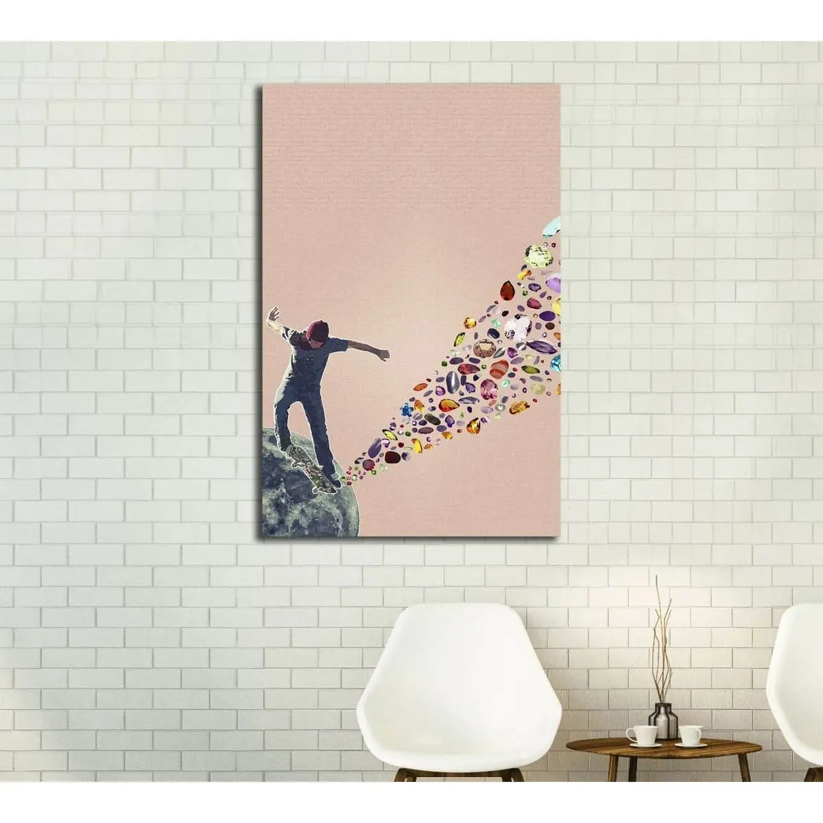 Extraction Of Precious And Other Stones (Eugenia Loli) №3395 Ready To Hang Canvas Print 1