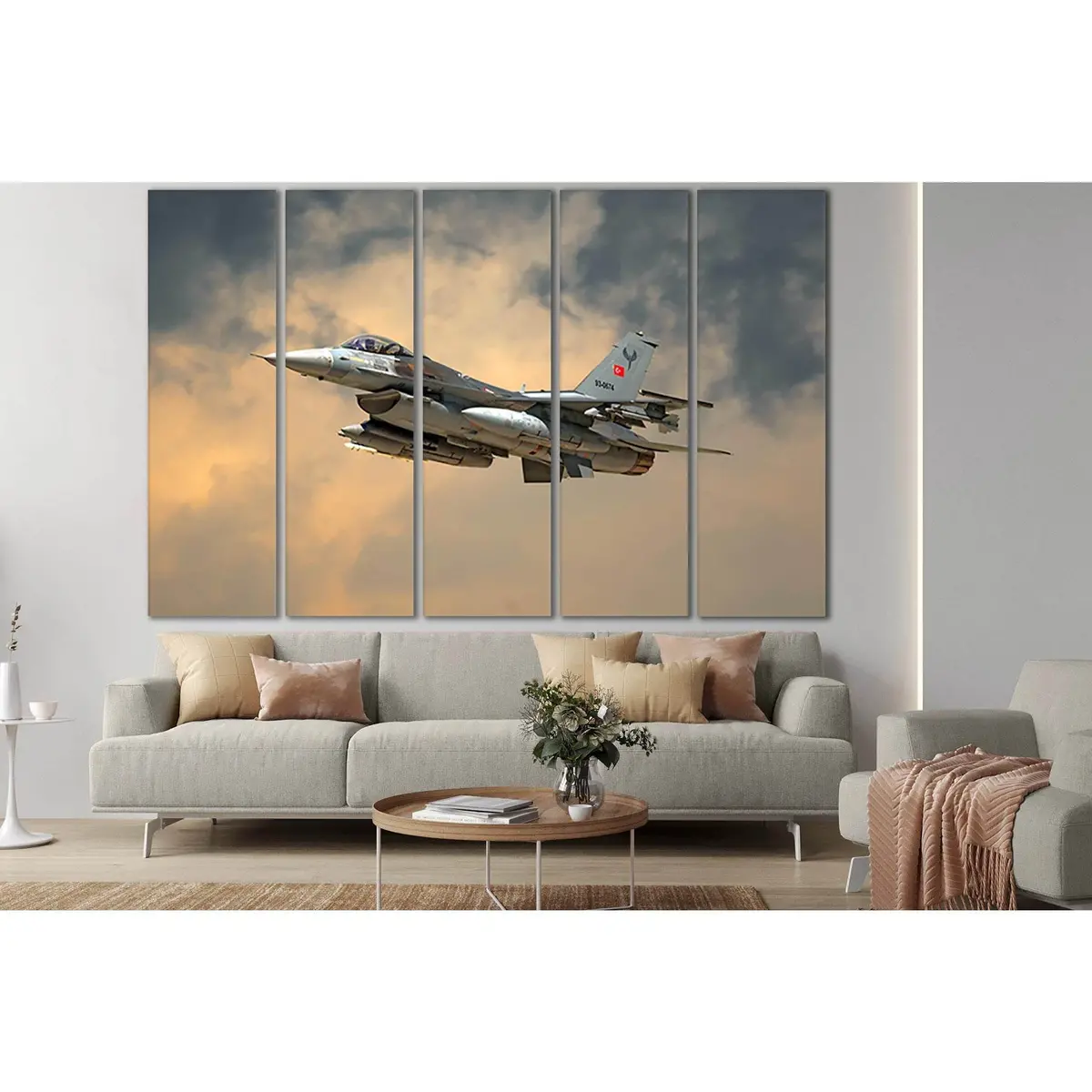 F-16 Fighting Falcon Wall Art – SL779 Canvas Print, Ready to Hang
