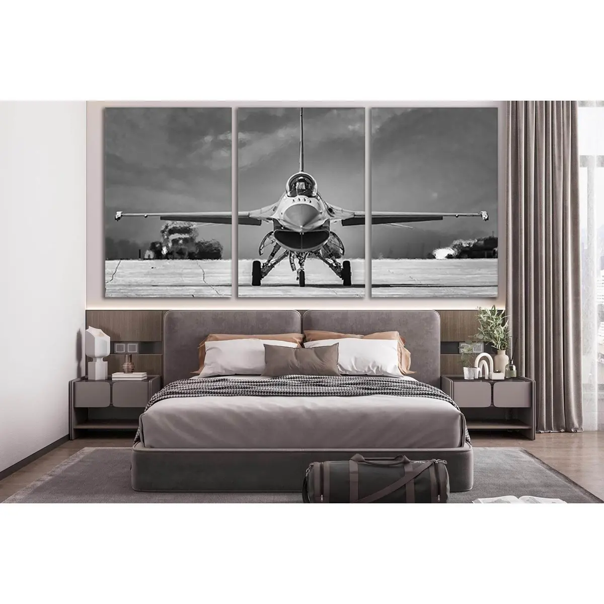 F-16 Fighting Falcon №Sl861 Ready To Hang Canvas Print 5