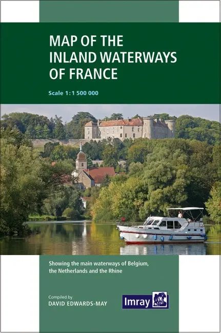 Map Of The Inland Waterways Of France 1