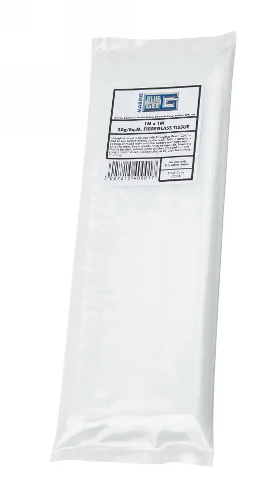 Glass Tissue 30G/Sq.M 1M X 1M 1