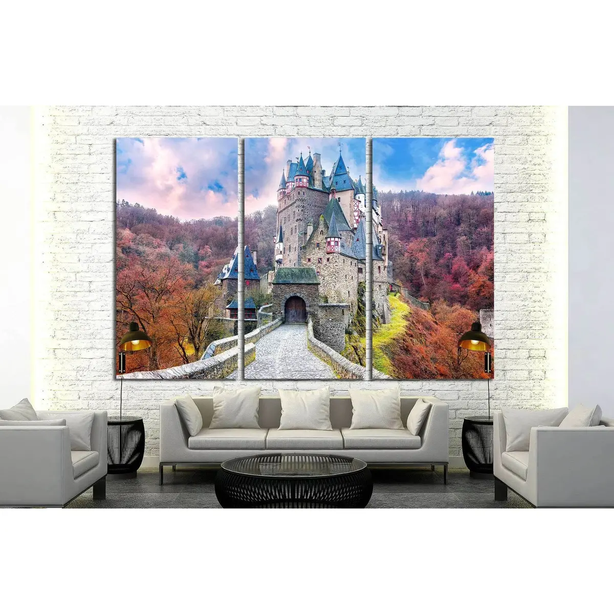 Fairytale Castle Scenery №1807 Ready To Hang Canvas Print 5