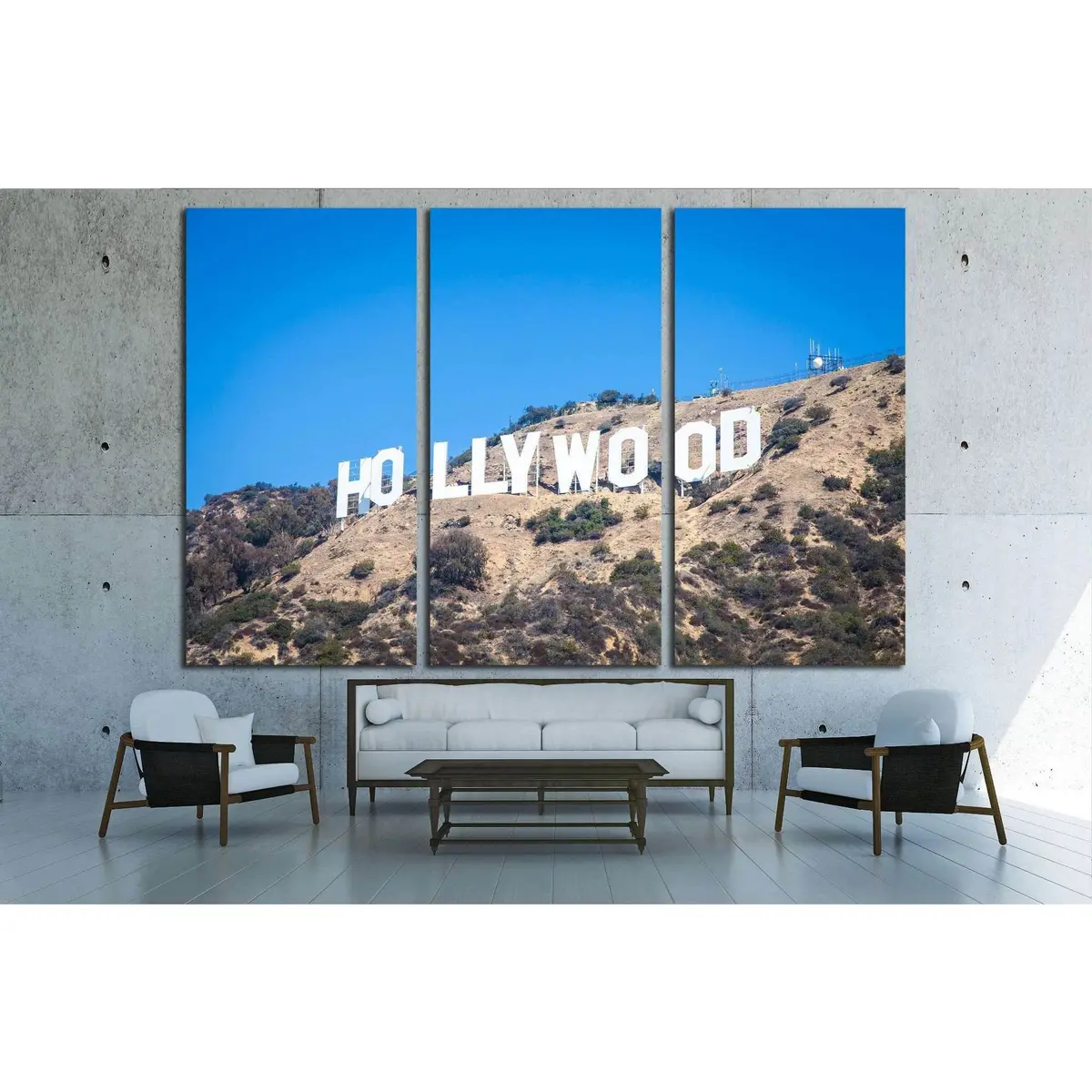Famous Hollywood Landmark In Los Angeles, California №1940 Ready To Hang Canvas Print 5