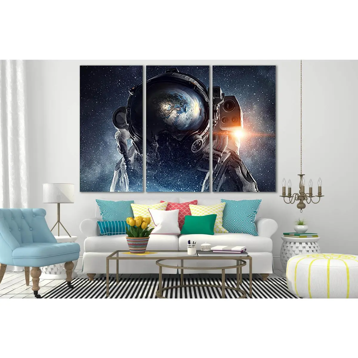 Fantastic Astronaut №Sl416 Ready To Hang Canvas Print 5