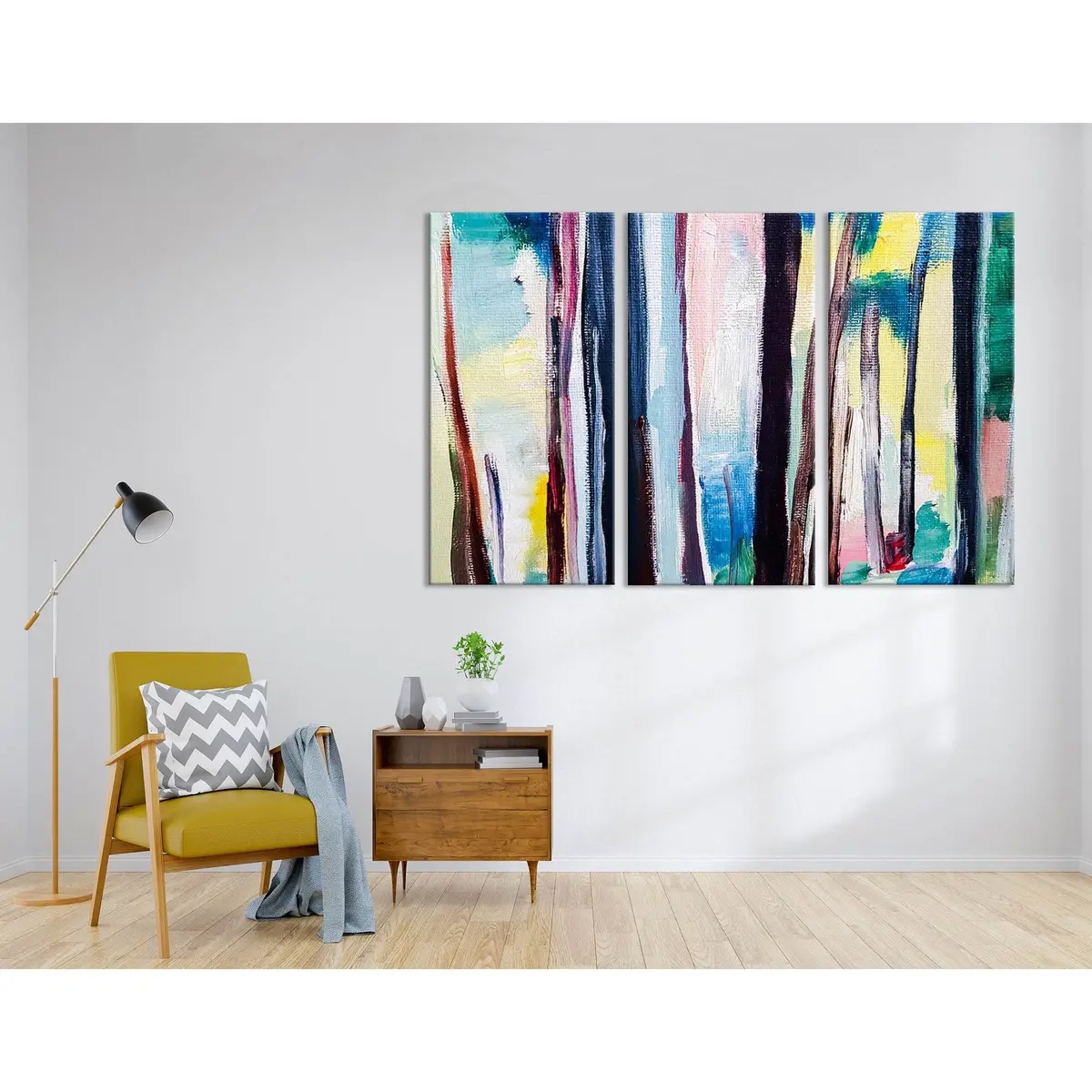 Fantastic Forest Abstract №04256 Ready To Hang Canvas Print 5