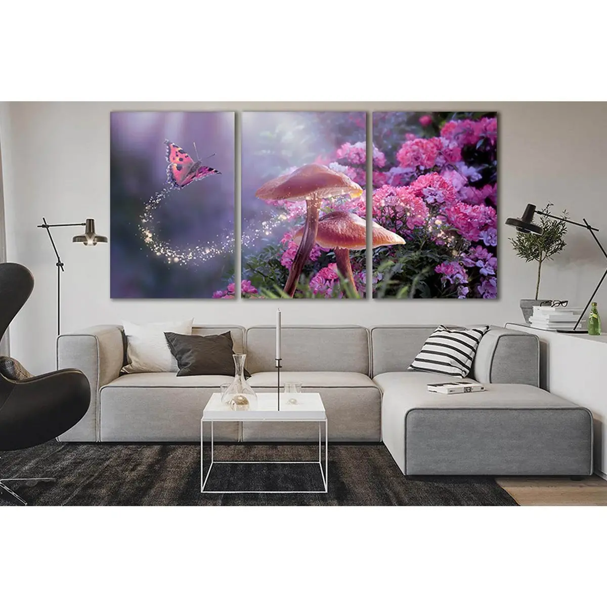 Fantasy Magical Mushrooms №Sl681 Ready To Hang Canvas Print 5