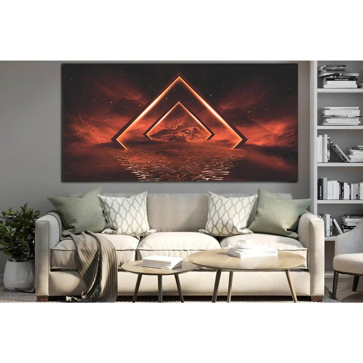 Fantasy Night Landscape №Sl1215 Ready To Hang Canvas Print 1