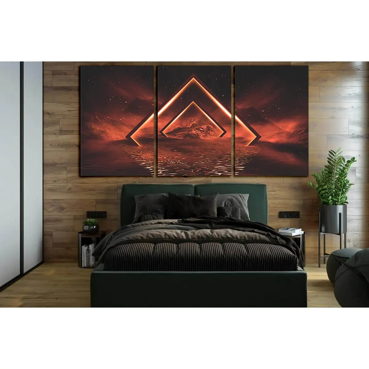 Fantasy Night Landscape №Sl1215 Ready To Hang Canvas Print 5