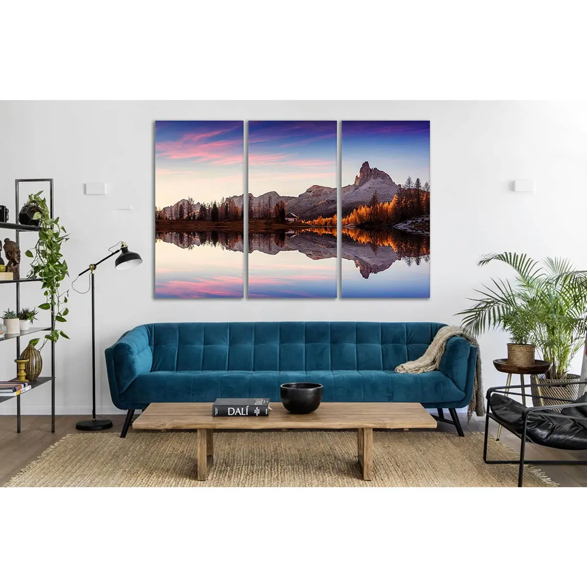 Federa Lake With Sunrise №Sl14 Ready To Hang Canvas Print 5