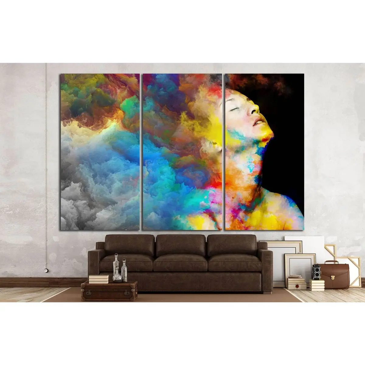 Female Portrait №1065 Ready To Hang Canvas Print 5