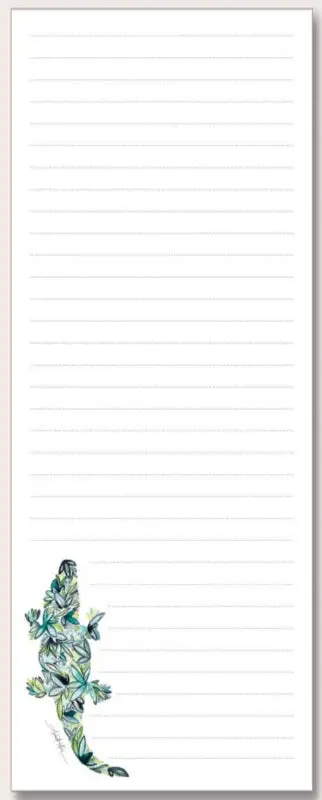 Amanda Klein Magnetic Refrigerator Notepads - 3.5" X 9" 1