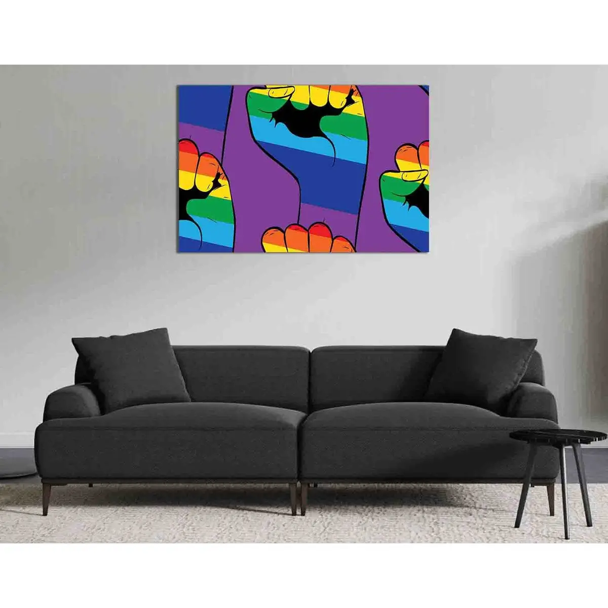 Fight For Lgbt Rights №2126 Ready To Hang Canvas Print 1