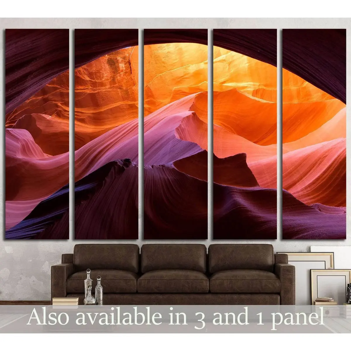 Fire in Stone #1958 — Premium Ready-to-Hang Canvas Wall Art