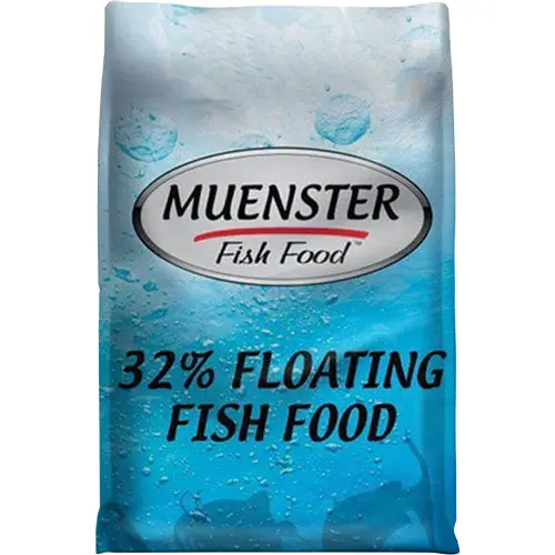 Muenster 32% Protein Floating Fish Food - 40 Lb. 1