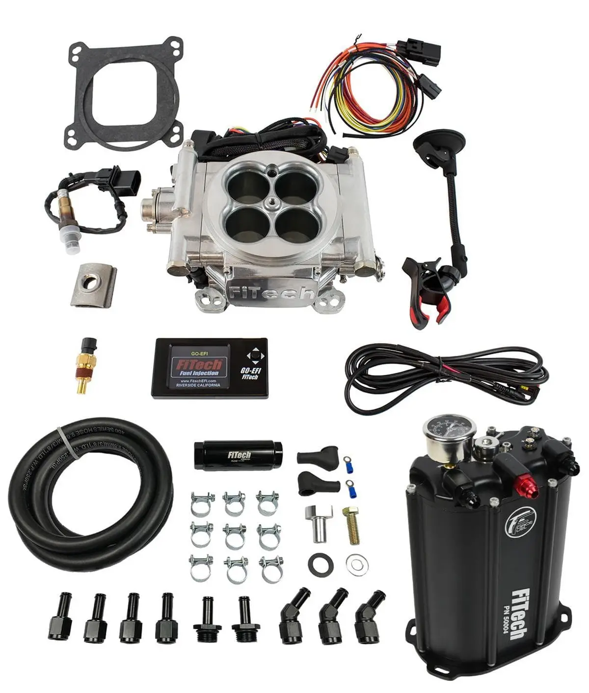 Fitech Go Efi 4 600Hp Self-Tuning Fuel Injection System – 35201 With Force Fuel Integration 1