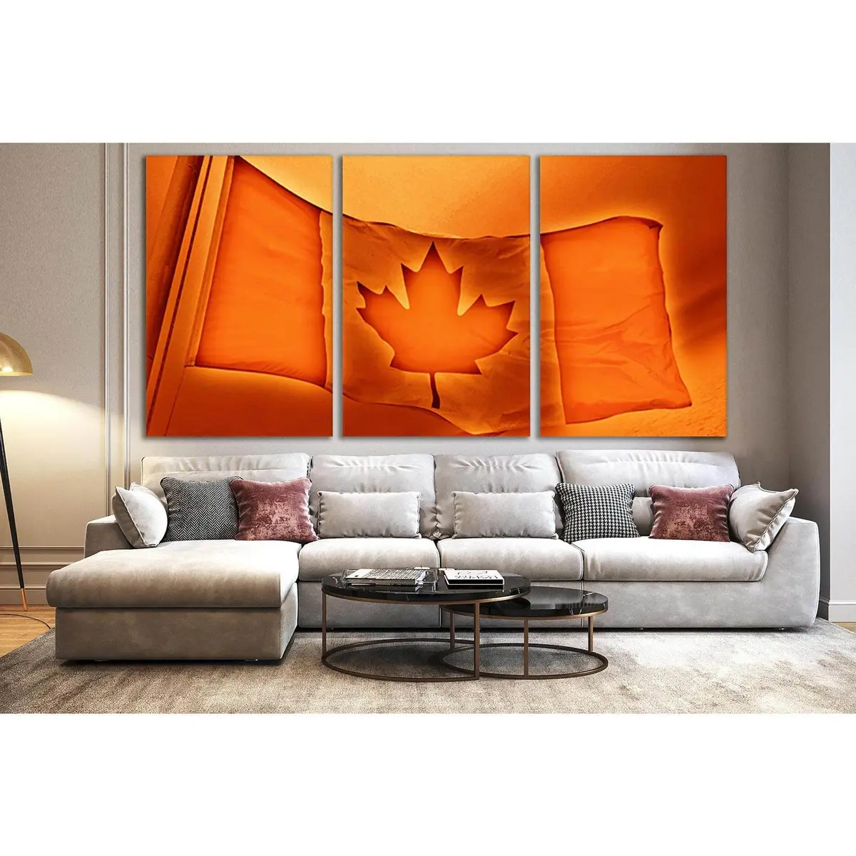 Flag Of Canada №Sl1149 Ready To Hang Canvas Print 5