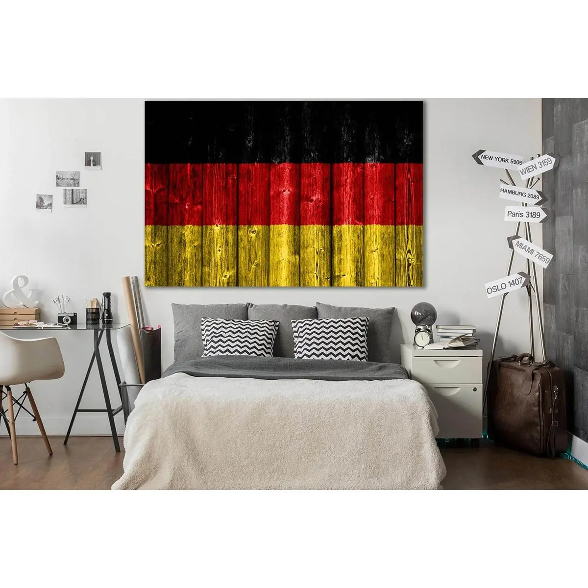 Flag Of Germany №Sl1155 Ready To Hang Canvas Print 1