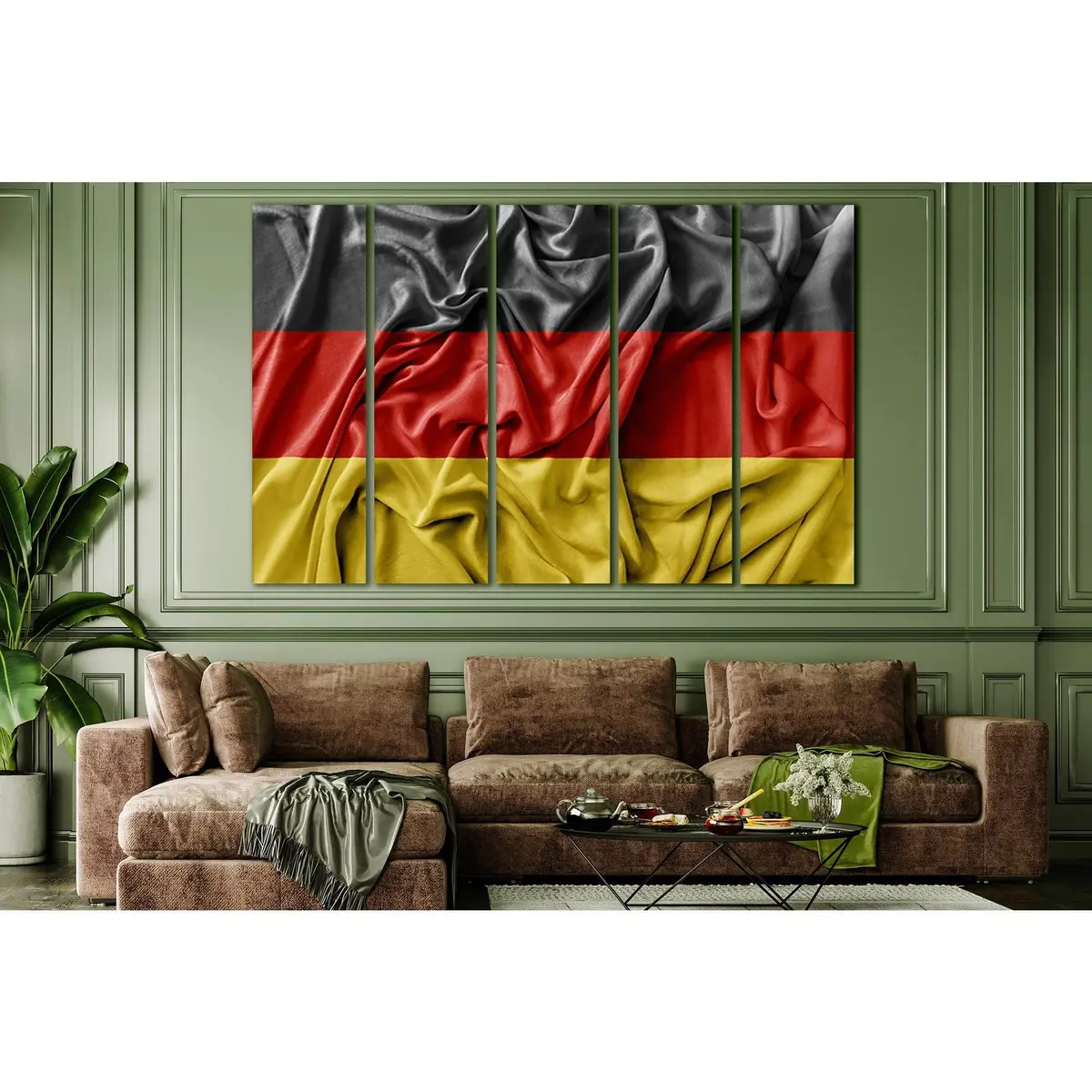 Premium German Flag Canvas Wall Art №SL1174 – Ready-to-Hang Decor