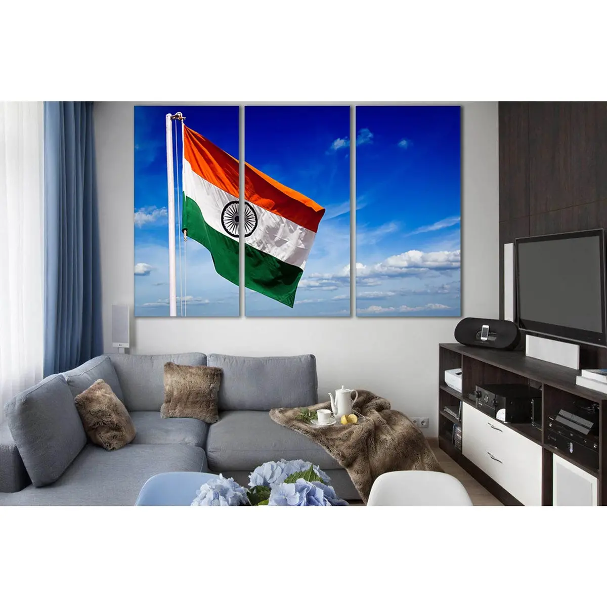 Flag Of India №Sl1152 Ready To Hang Canvas Print 5