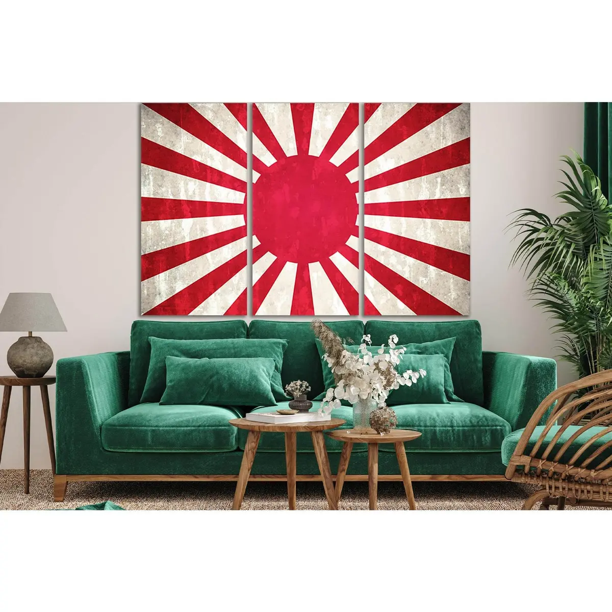 Flag Of Japan №Sl1212 Ready To Hang Canvas Print 5