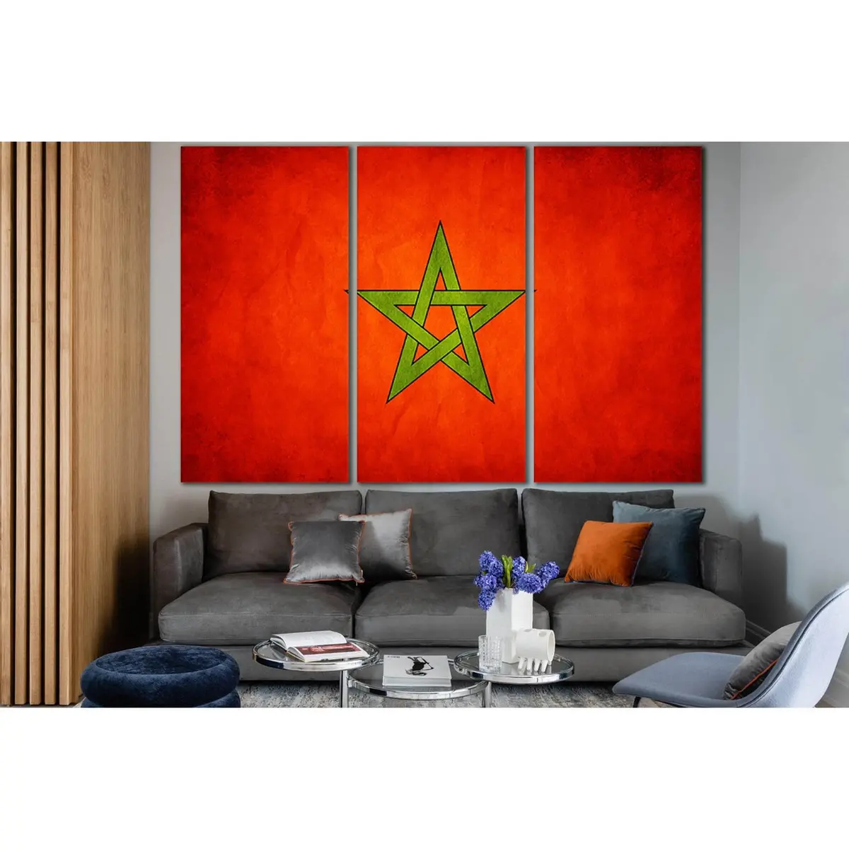 Flag Of Morocco №Sl1150 Ready To Hang Canvas Print 5