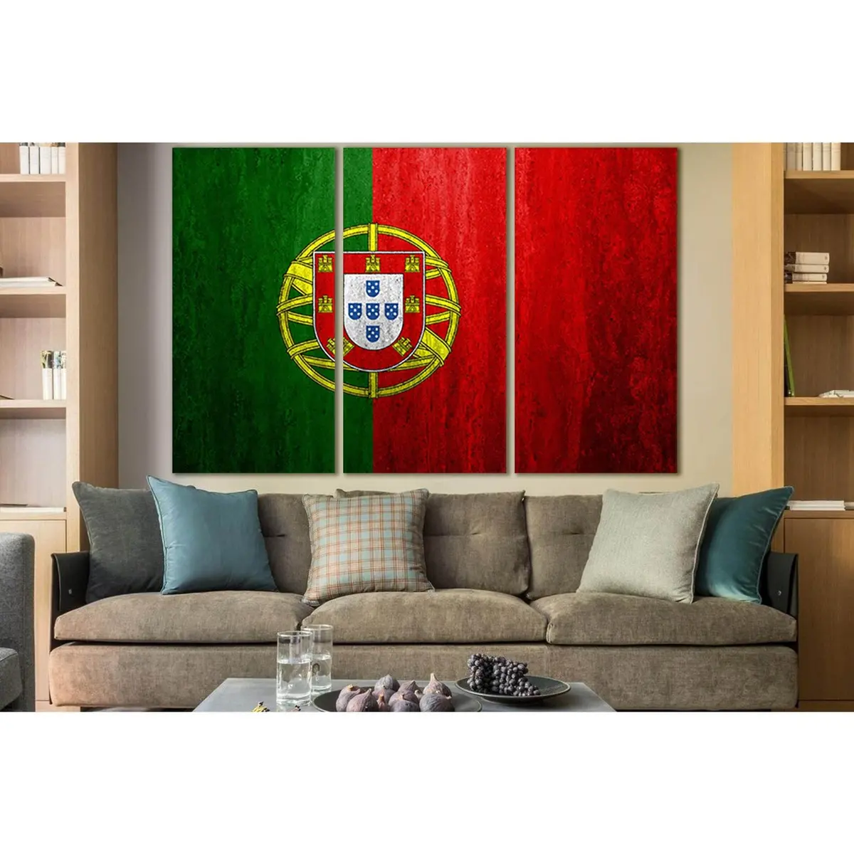 Flag Of Portugal №Sl1159 Ready To Hang Canvas Print 5