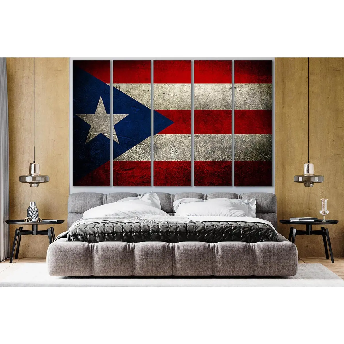 Premium Puerto Rico Flag Canvas Art – SL1161, Ready to Hang - Image 3