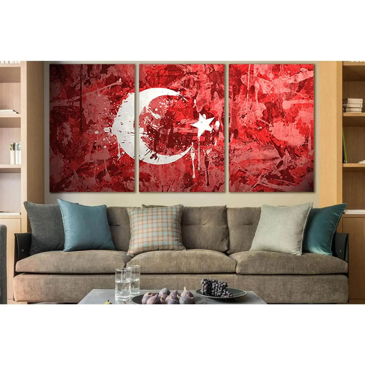 Flag Of Turkey №Sl1151 Ready To Hang Canvas Print 5