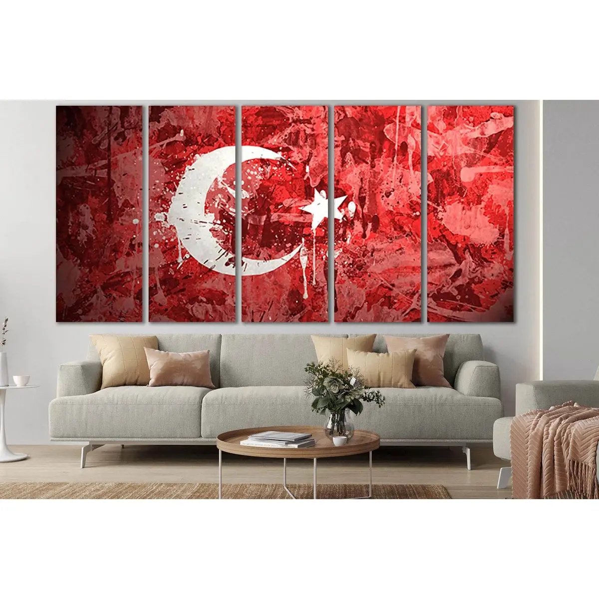 Premium Turkey Flag Canvas Art – SL1151, Ready-to-Hang Wall Decor - Image 3