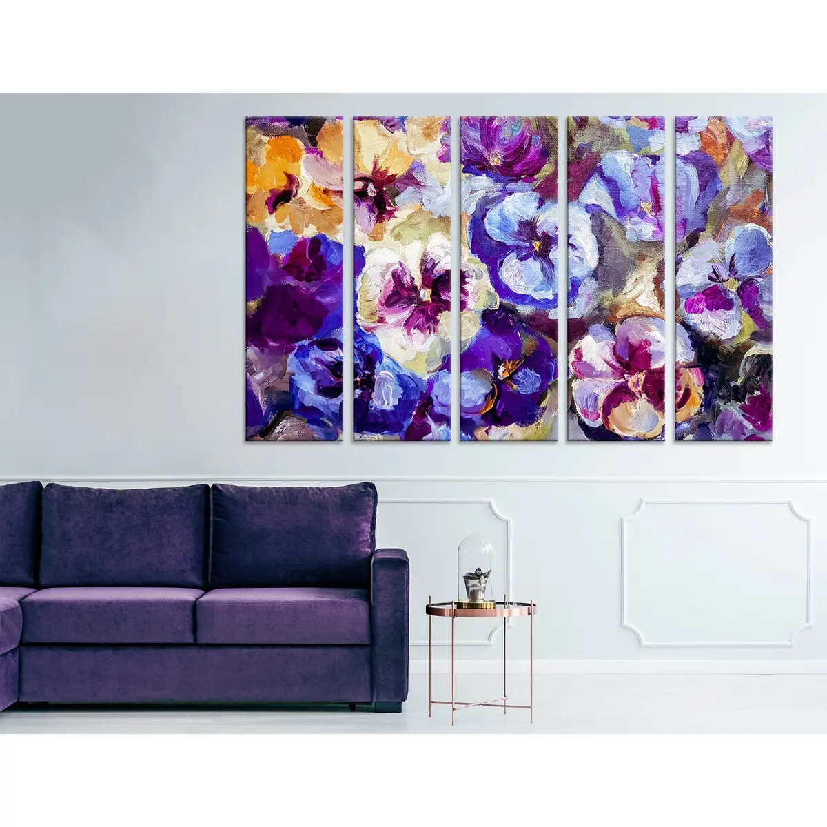 Abstract Floral Canvas Art №04255 — Premium Ready-to-Hang Wall Decor