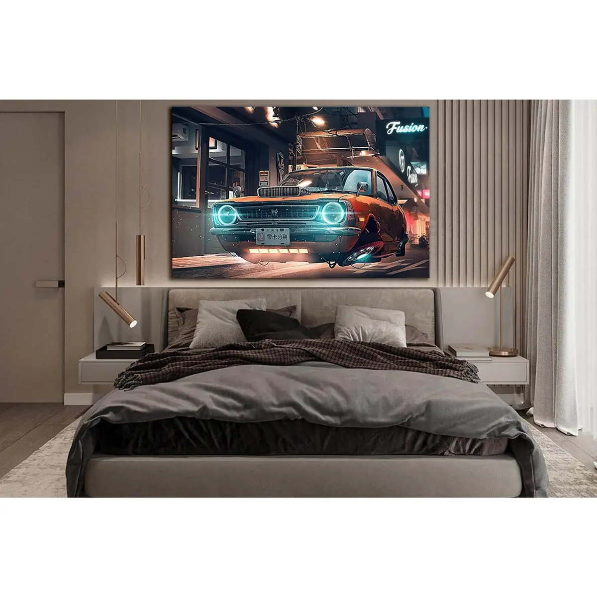 Flying Car №Sl1286 Ready To Hang Canvas Print 1
