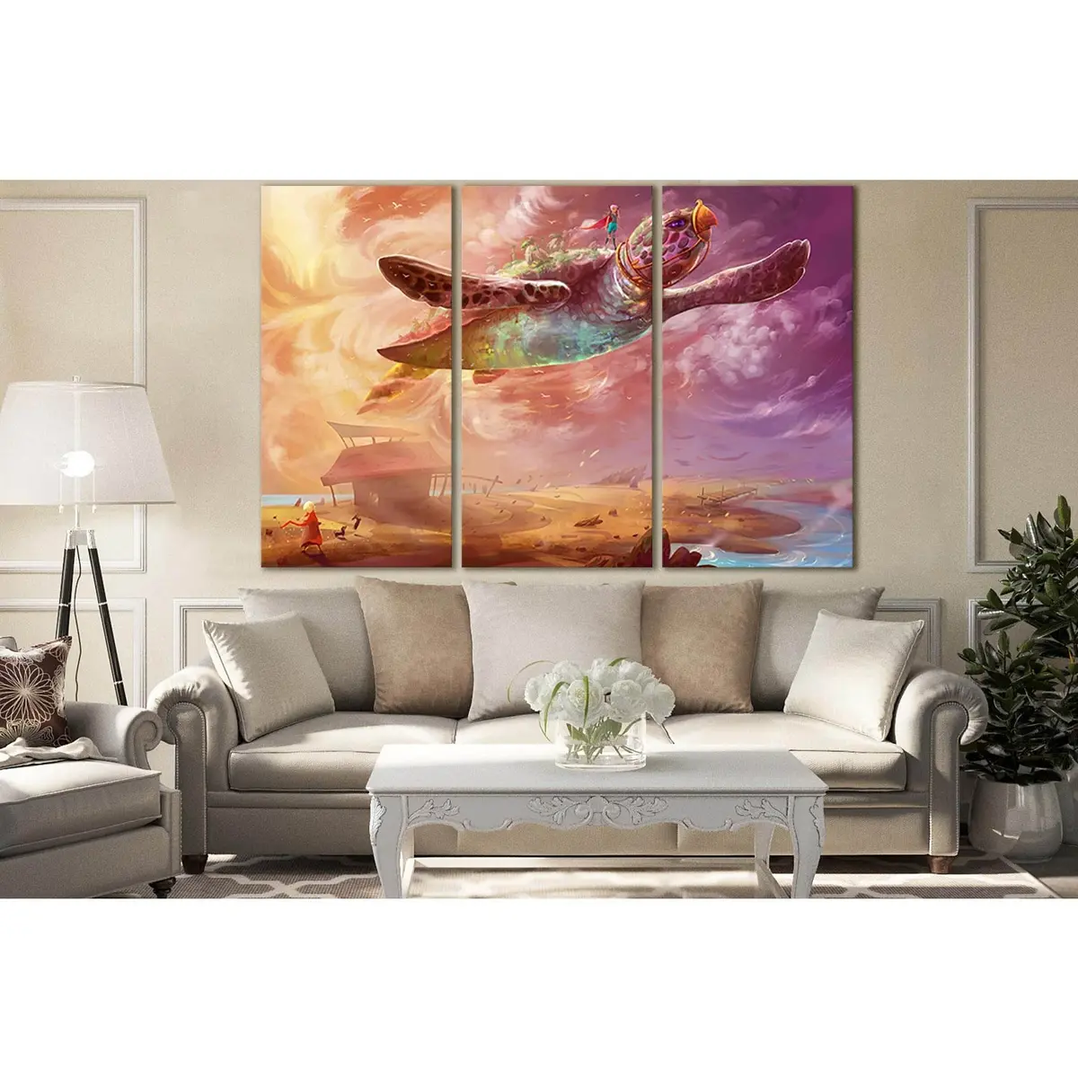 Flying Turtle №Sl1283 Ready To Hang Canvas Print 5