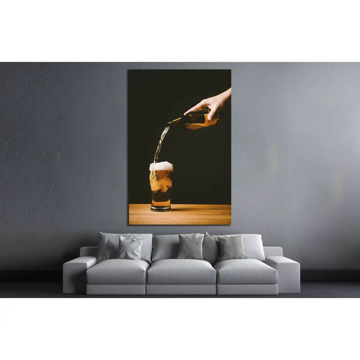 Food Cold Wood Hand №3457 Ready To Hang Canvas Print 3